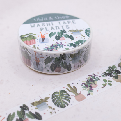 Washi Tape - Zimmerpflanzen
