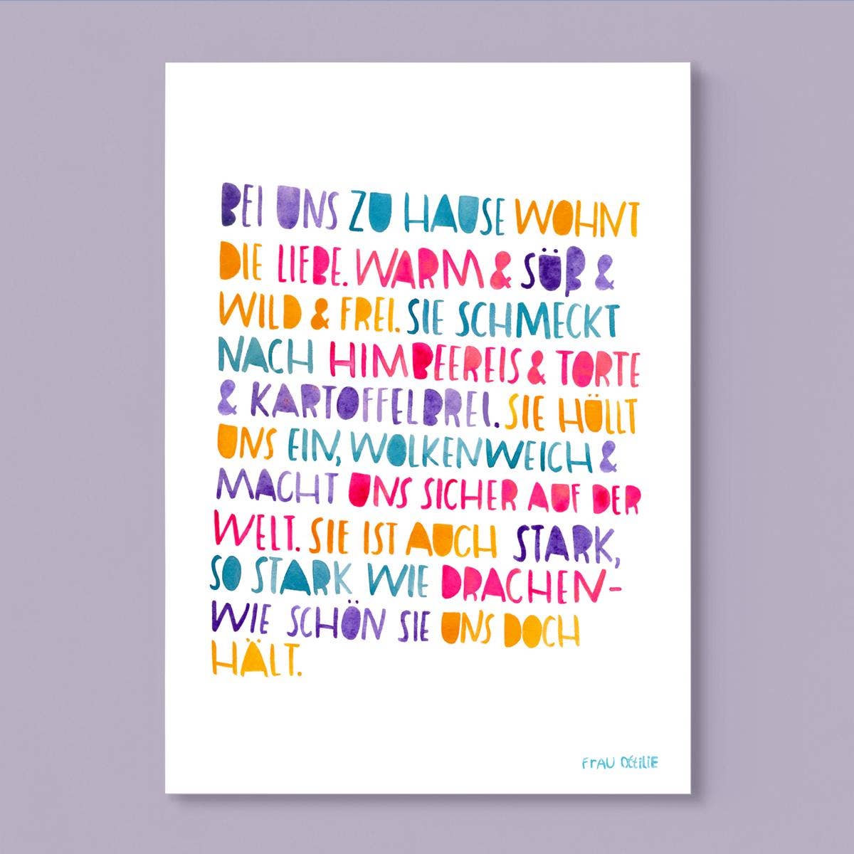 Print - Zuhause A4