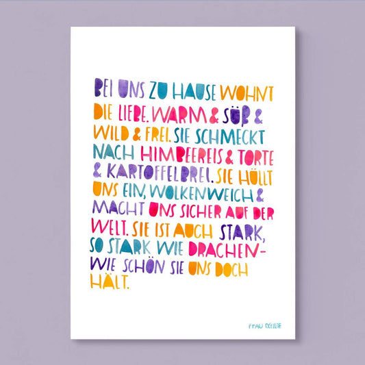 Print - Zuhause A4