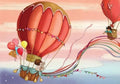 Postkarte Ballonmagie von Belle & Boo A6