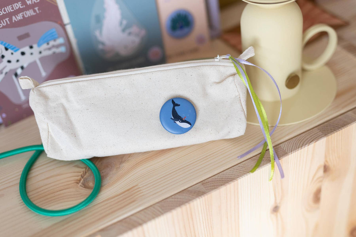 Button - Muschel - Ich bin wertvoll