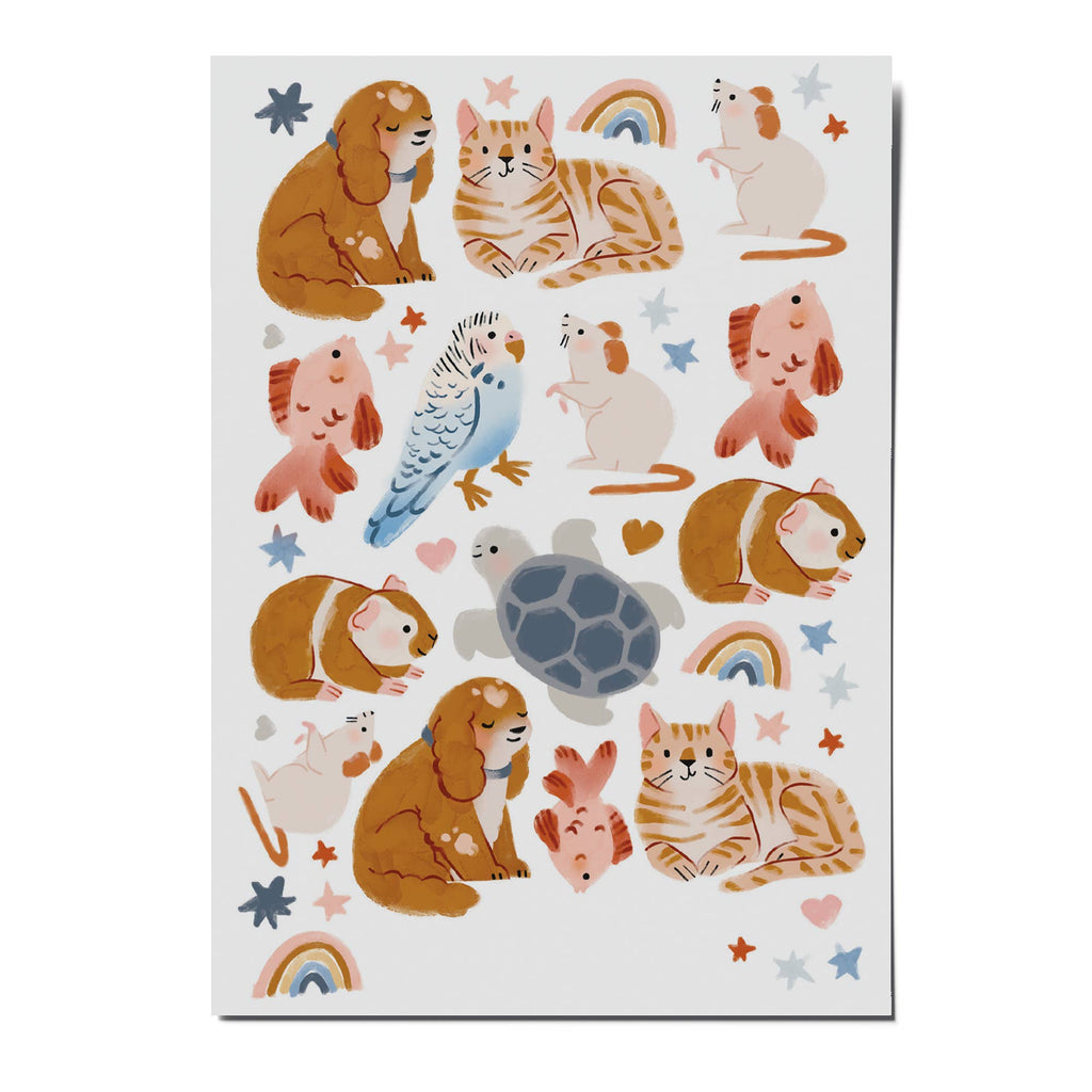Kindertattoos Haustiere von nuukk