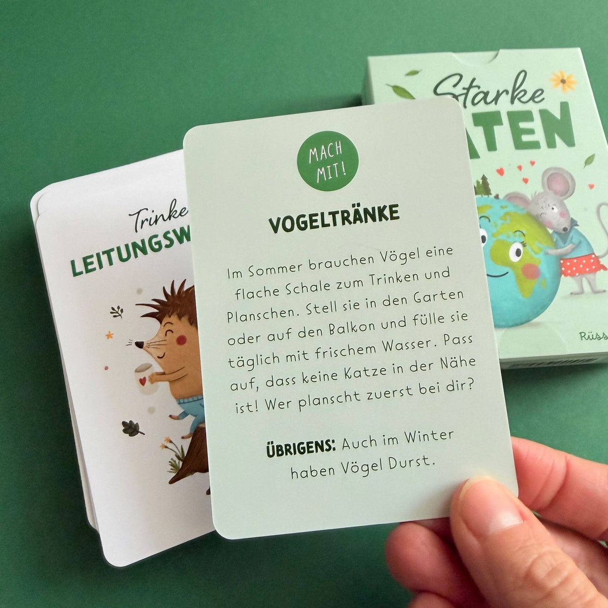 Umweltkarten Starke Taten für Kinder von Rüsselfuchs