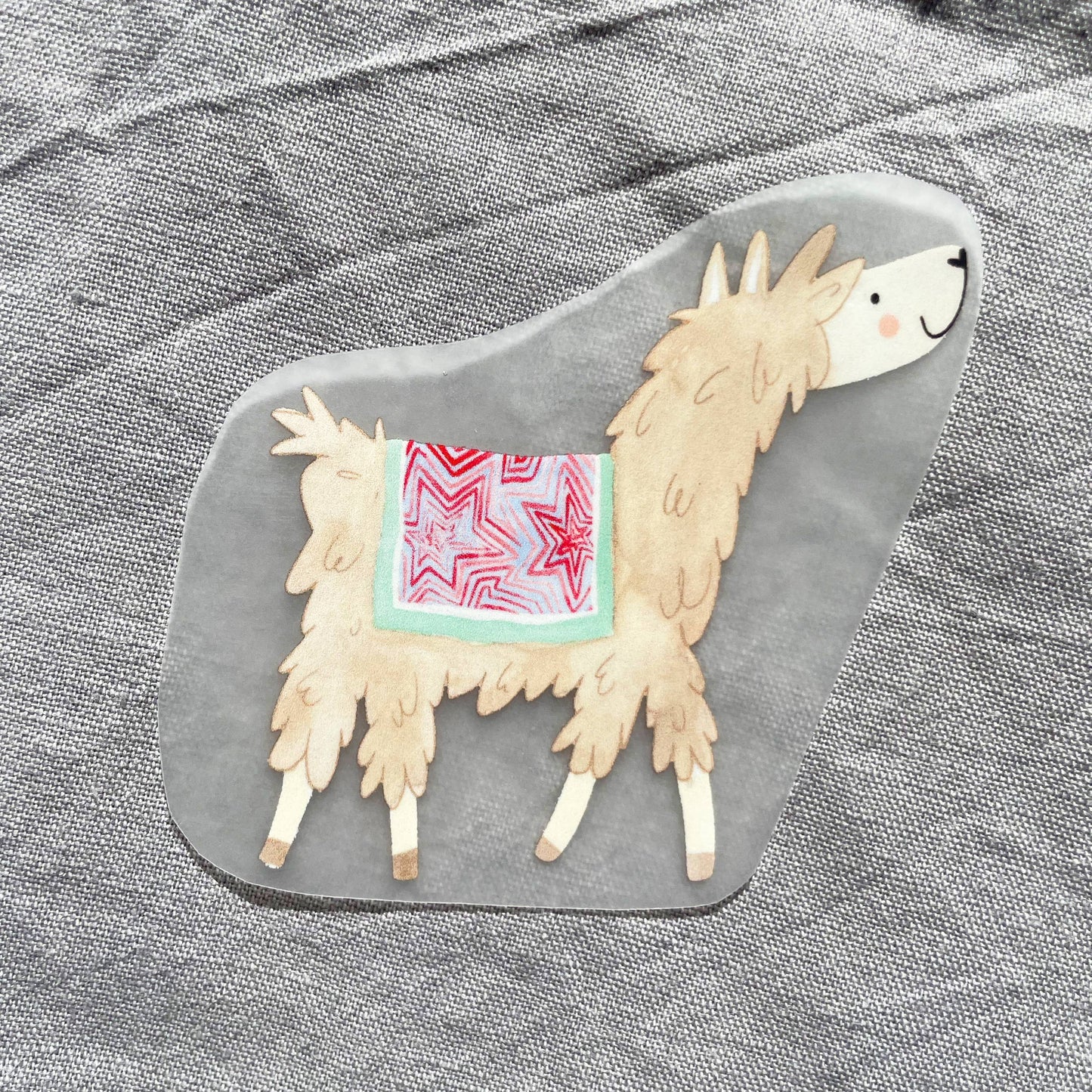 Bügelbild - Lama