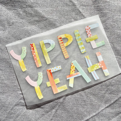 Bügelbild - Yippie Yeah