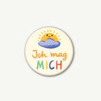 Magnet Ich mag mich von VIERUNDFÜNFZIG 37 mm