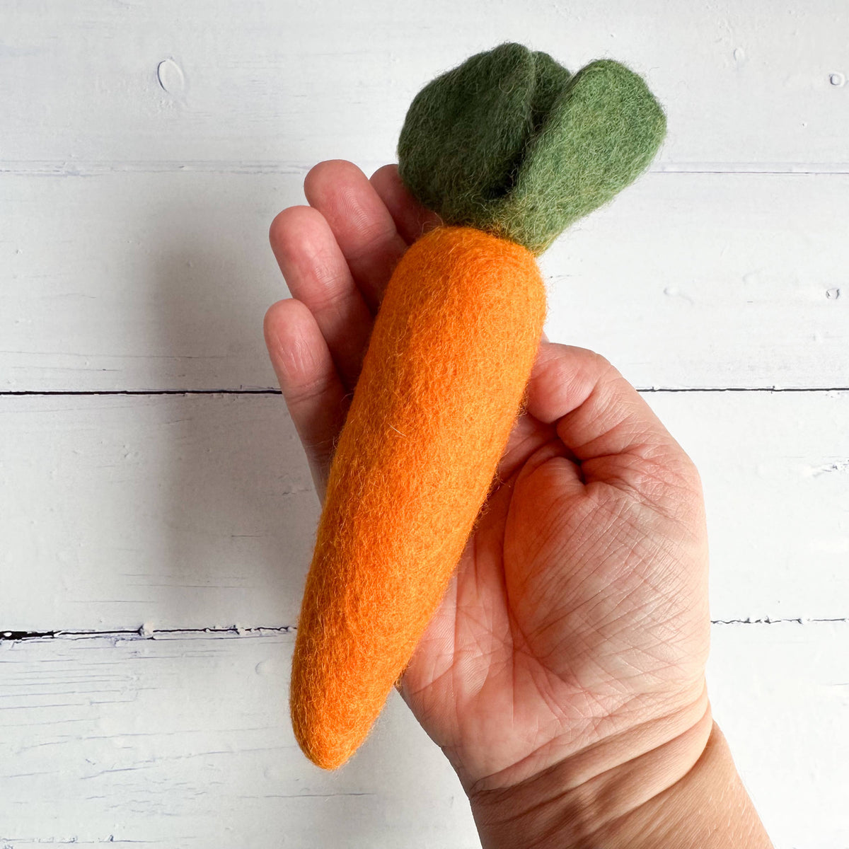 Karotte aus Filz von Sewing Seeds Play