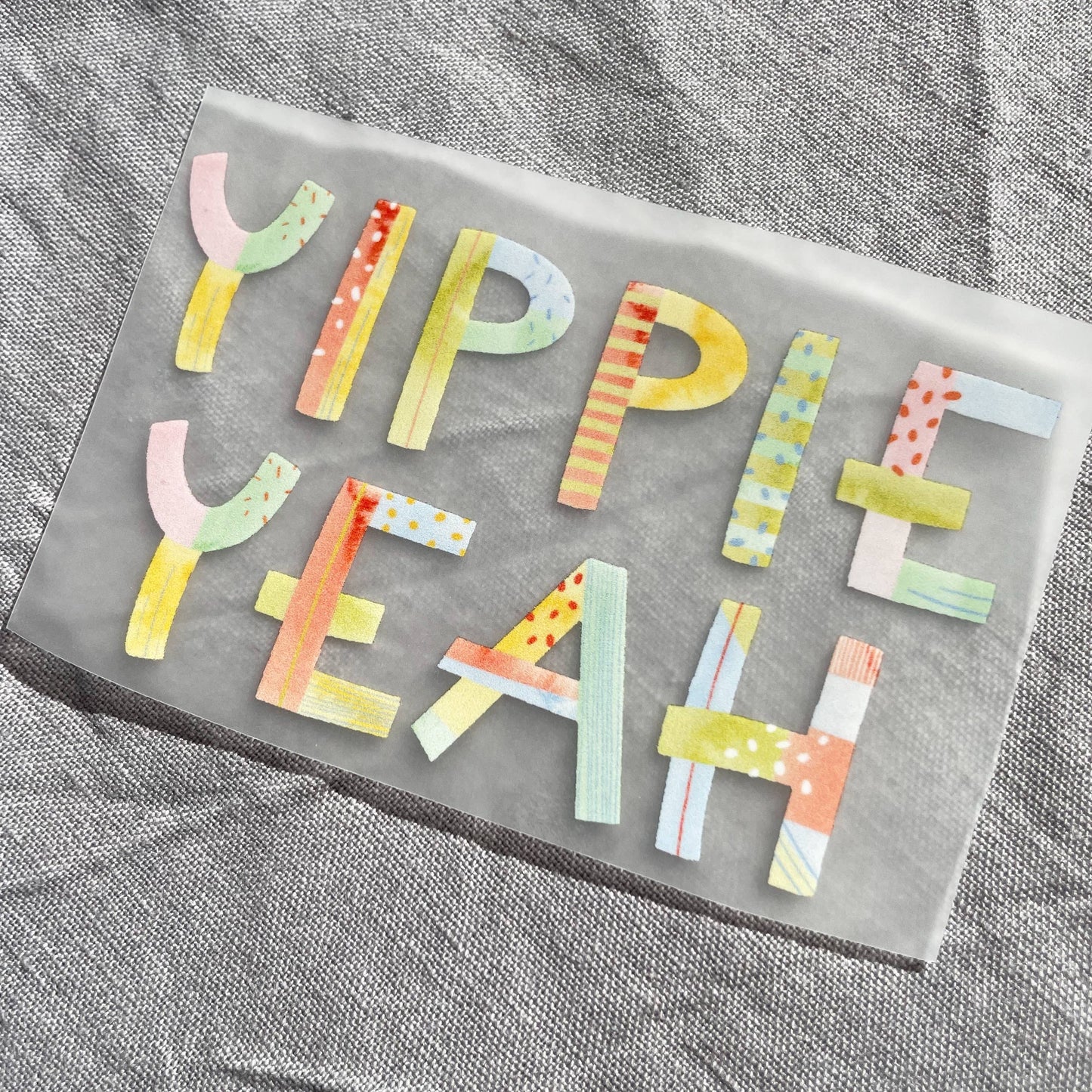 Bügelbild - Yippie Yeah
