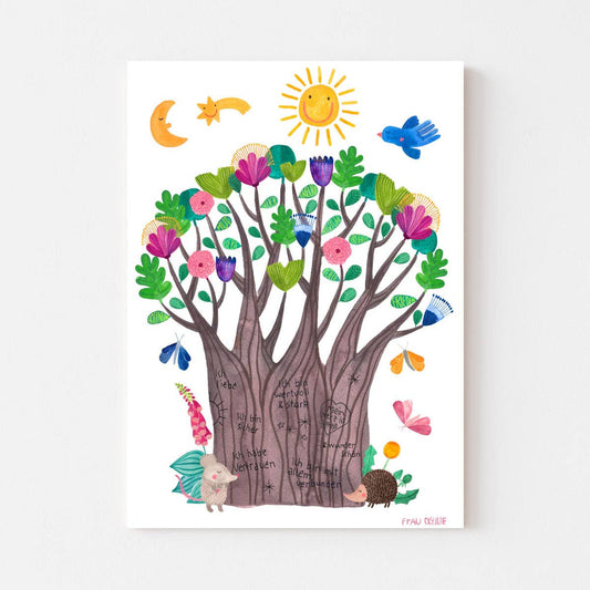 Print - Affirmationsbaum A3