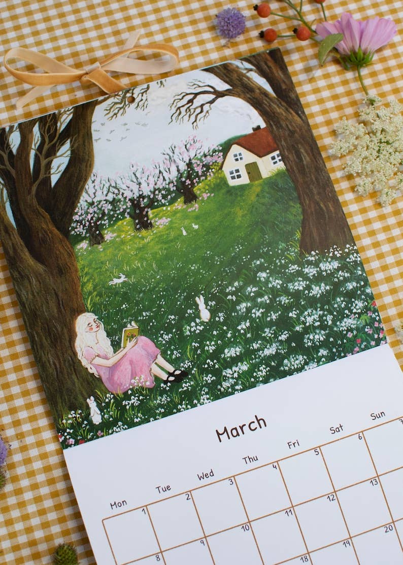 Kalender 2027 von Asia Spettel, Monatsblatt März