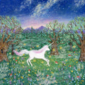 Kunstdruck Nachtwanderer von Asia Spettel 20 x 20 cm