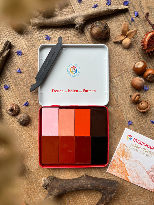 Stockmar 8 Blöcke - Farben der Welt im Blechetui