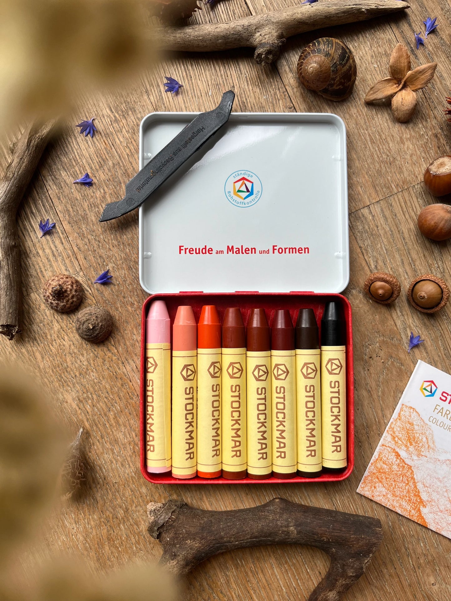Stockmar 8 Stifte - Farben der Welt im Blechetui