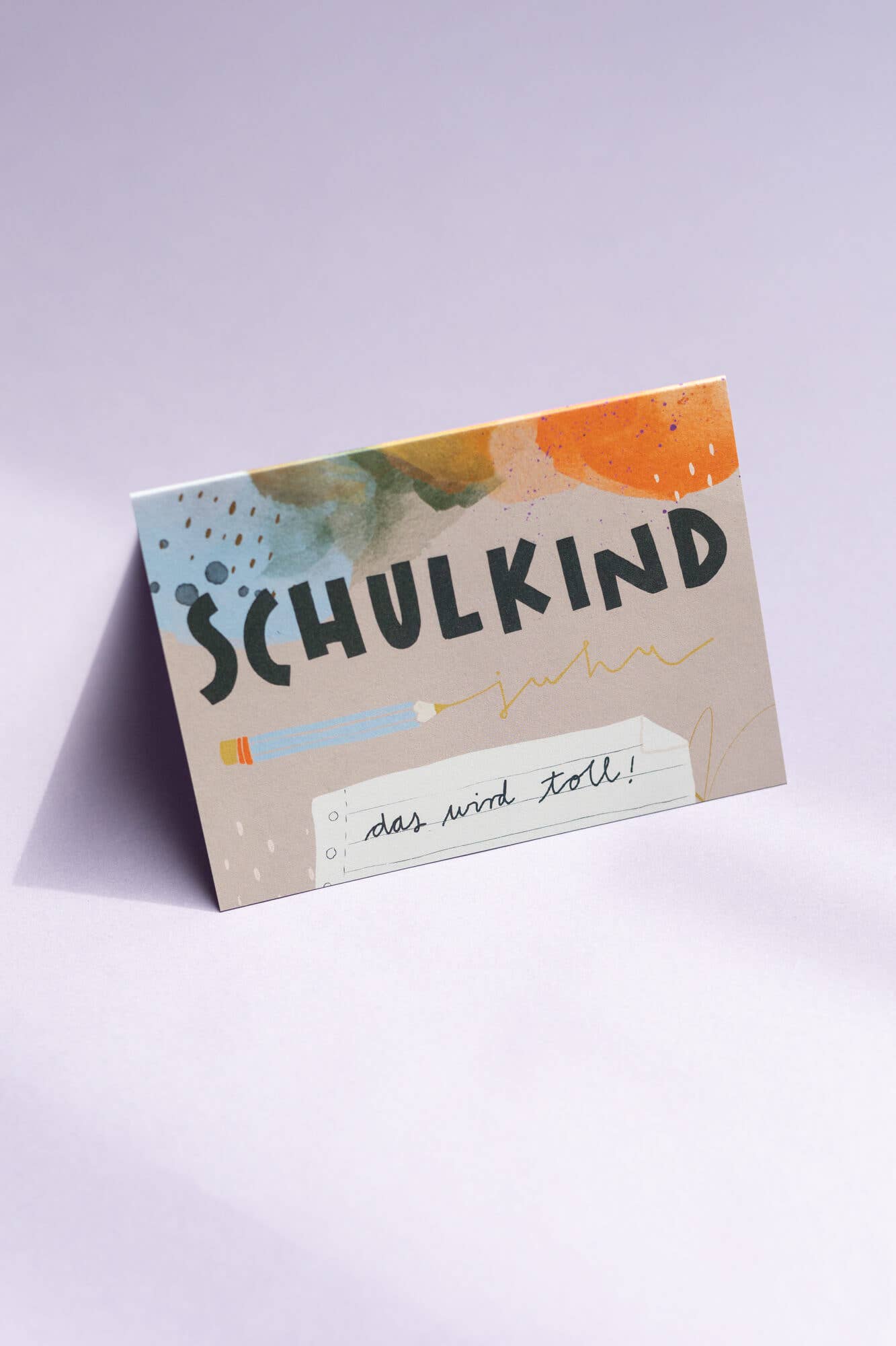 Klappkarte - Schulkind A6