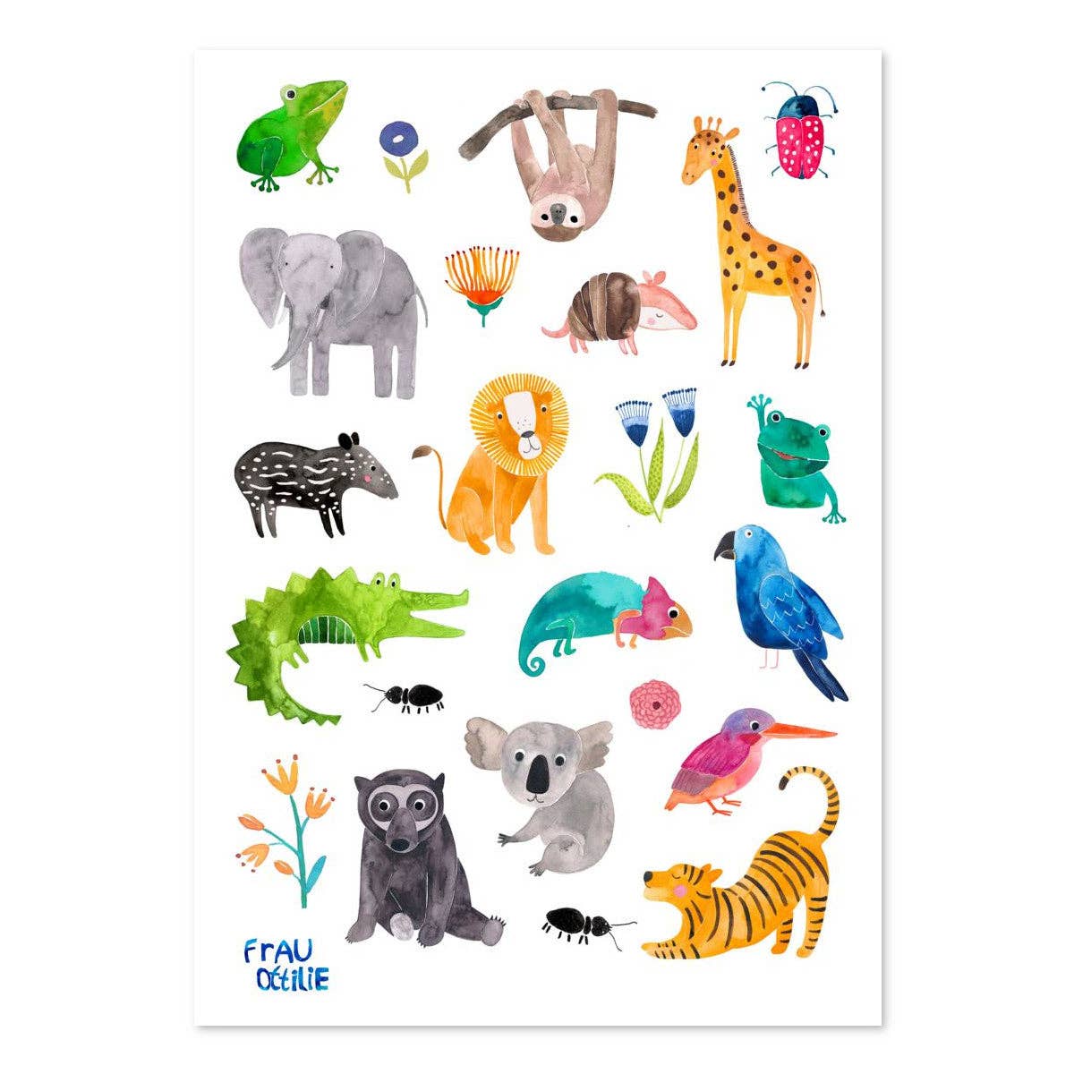 Kindertattoos - Wilde Tiere