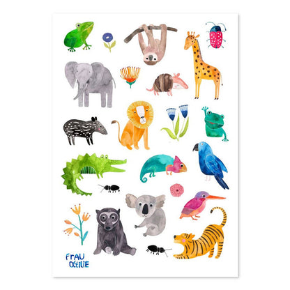 Kindertattoos - Wilde Tiere