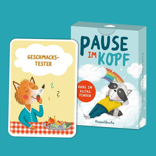 Achtsamkeitskarten Pause im Kopf für Kinder von Rüsselfuchs