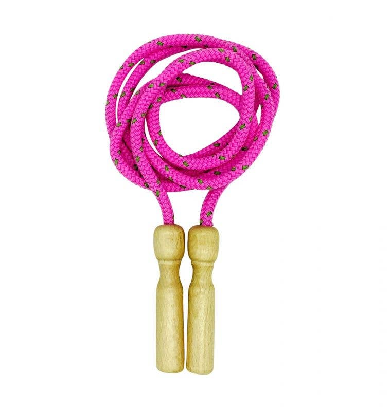 Springseil pink aus Holz