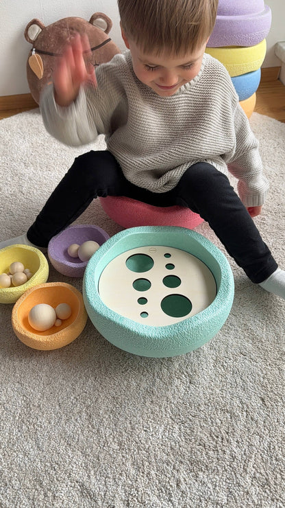 Größenstufen - Aktivitätsplatte kompatibel mit Stapelstein®