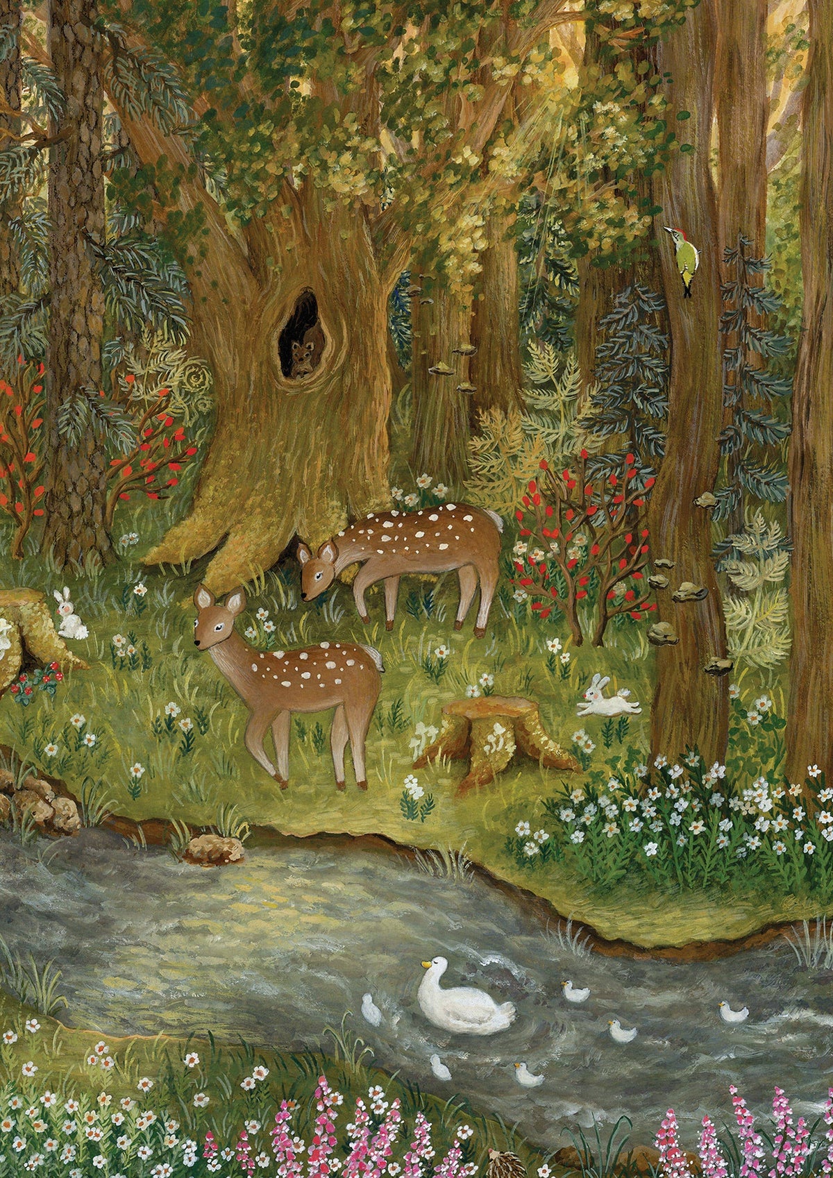 Kunstdruck Bezaubernder Wald von Asia Spettel A5