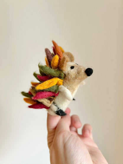 Filz-Fingerpuppe - Igel