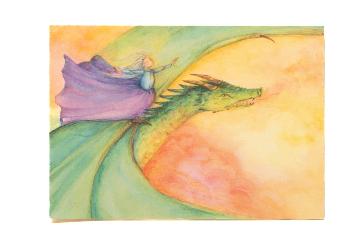Kunstdruck Fliegender Drache von Anne Gies A5, Ansicht 2
