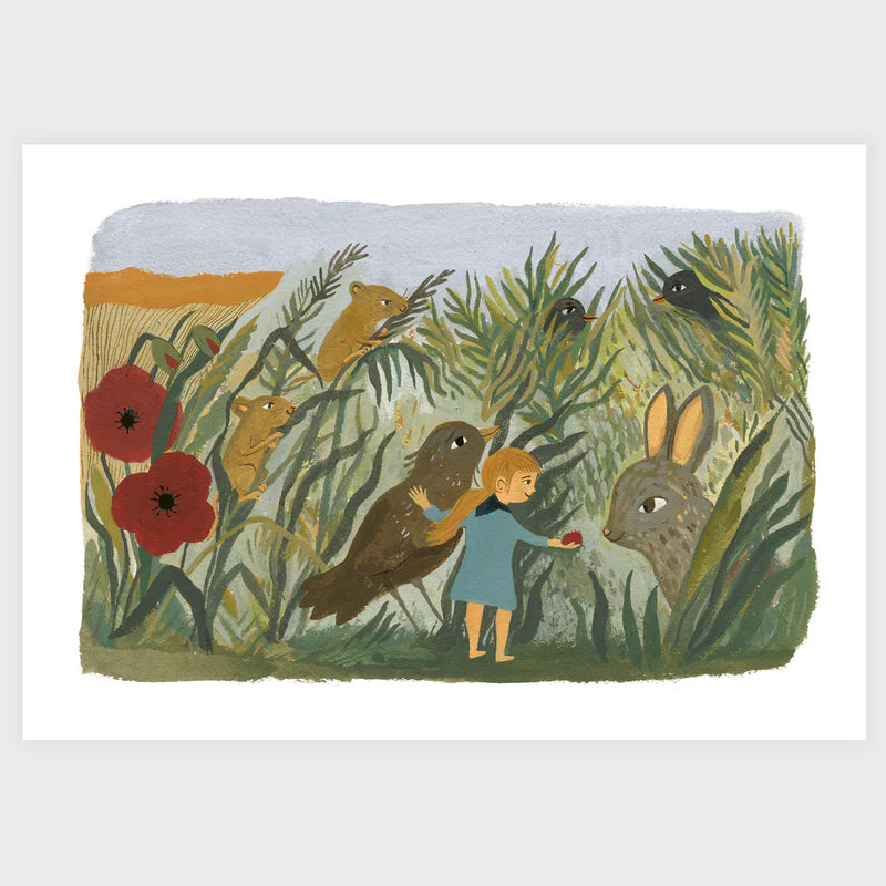 Flock: New Friends A5 Print