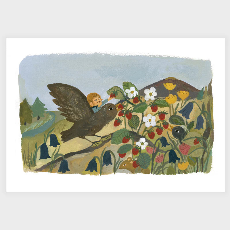 Flock: New Places A5 Print