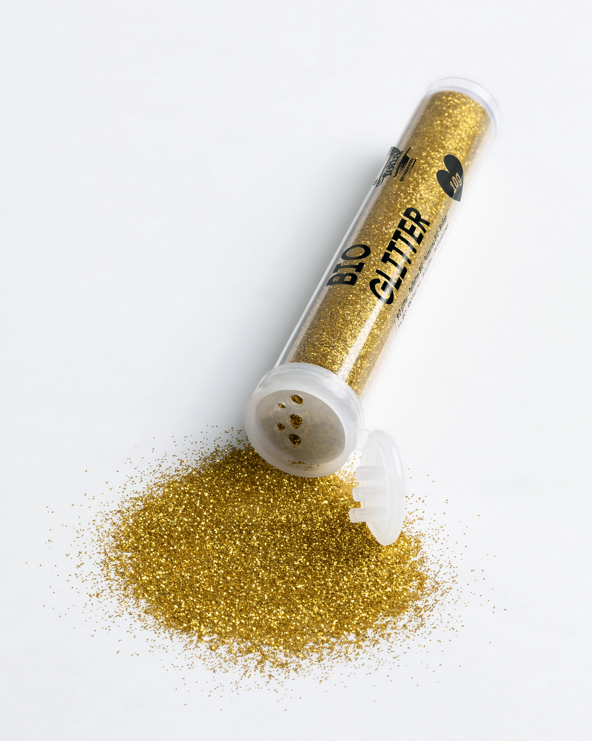 folia Bio-Glitter Gold, Nahaufnahme
