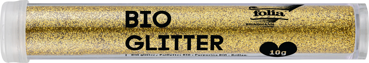 folia Bio-Glitter Gold, 10 g Dose