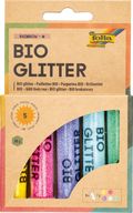 folia Bio-Glitter Mix Regenbogen, 5 Dosen in der Schachtel