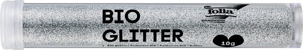 folia Bio-Glitter Silber, 10 g Dose