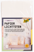 folia Papier-Lichttüten blanko, 5 Stück in der Packung, Größe S