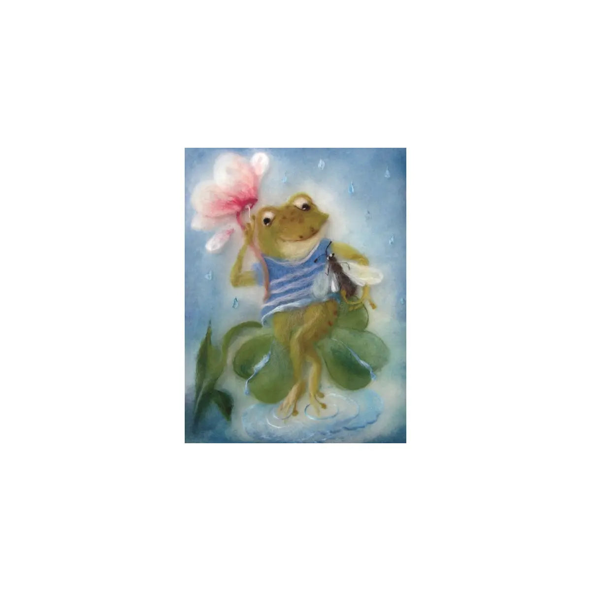 Frosch mit Fliege