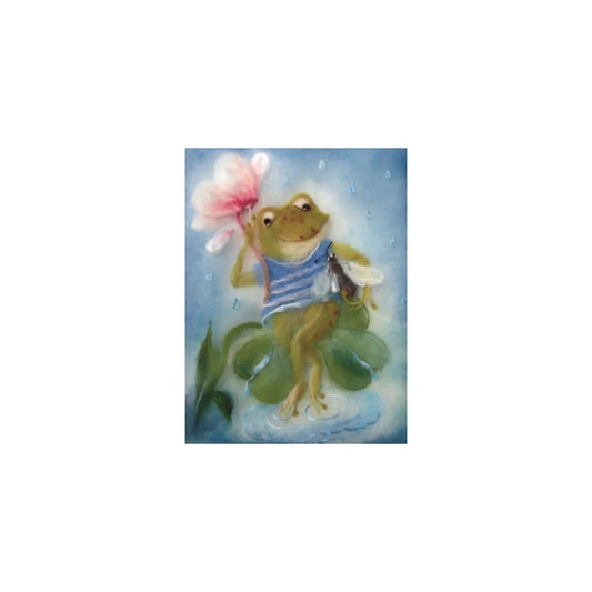 Frosch mit Fliege