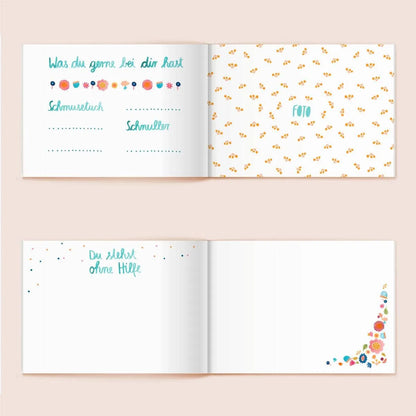 Babytagebuch von Frau Ottilie, Blick ins Buch