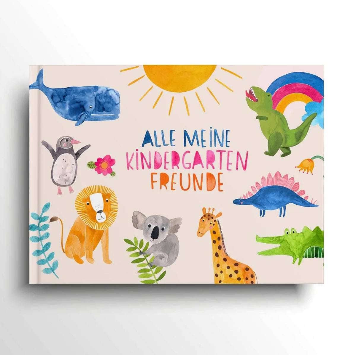 Freundebuch Kindergarten von Frau Ottilie, Titelbild