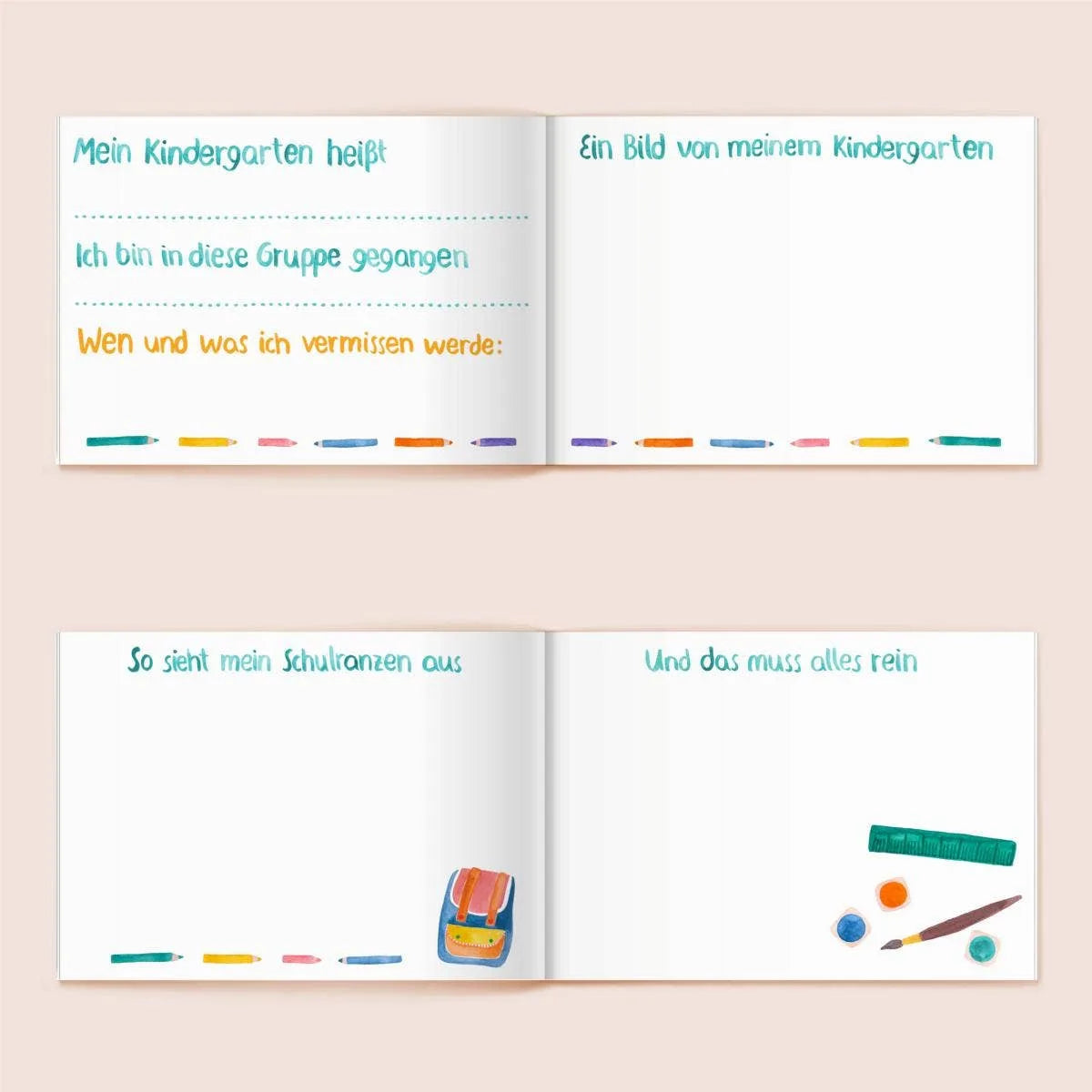 Mein erstes Schuljahr von Frau Ottilie, Blick ins Buch