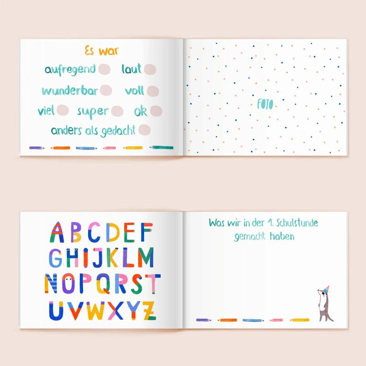 Mein erstes Schuljahr von Frau Ottilie, Blick ins Buch