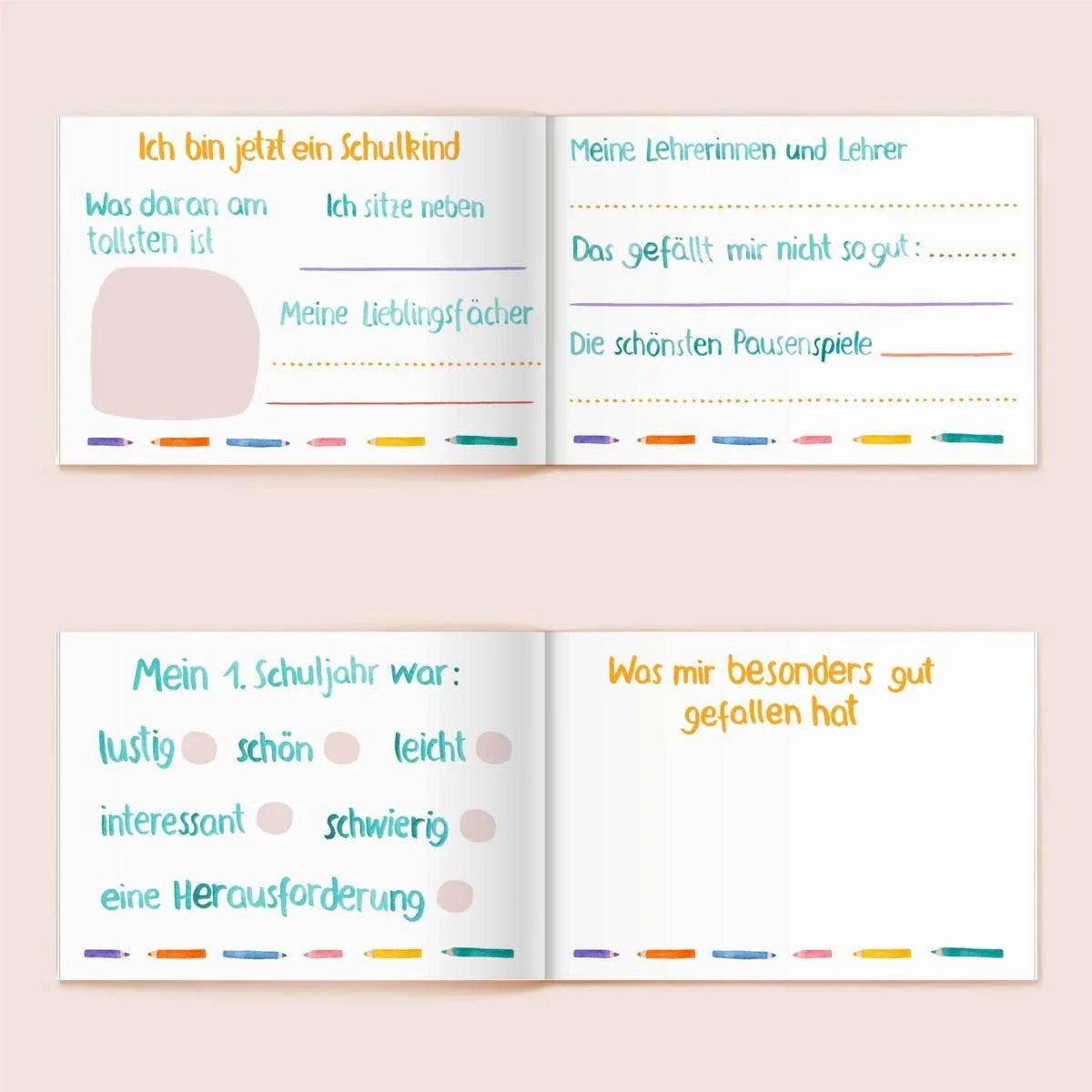 Mein erstes Schuljahr von Frau Ottilie, Blick ins Buch