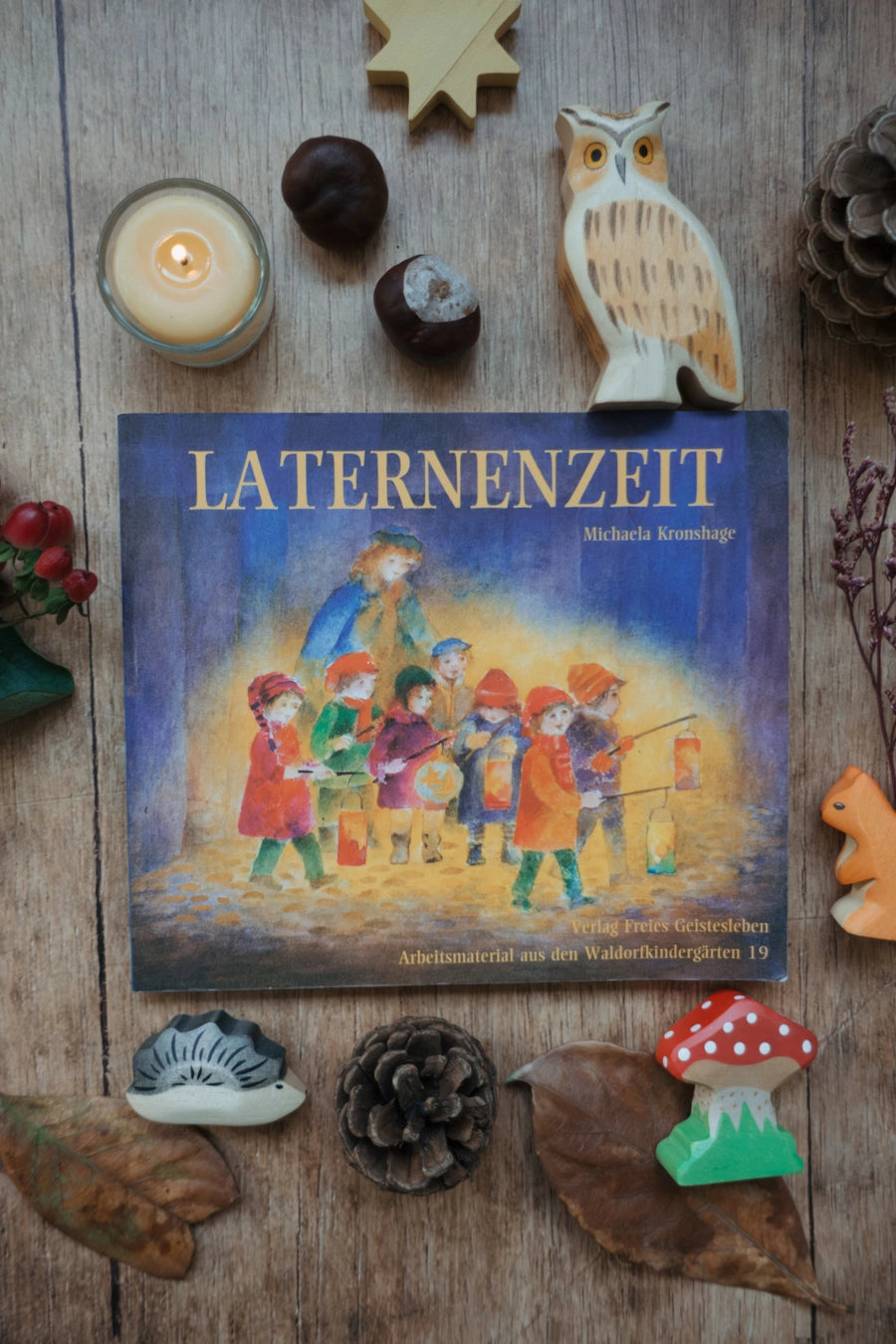 Bastelbuch Laternenzeit von Michaela Kronshage, ältere Ausgabe, Cover