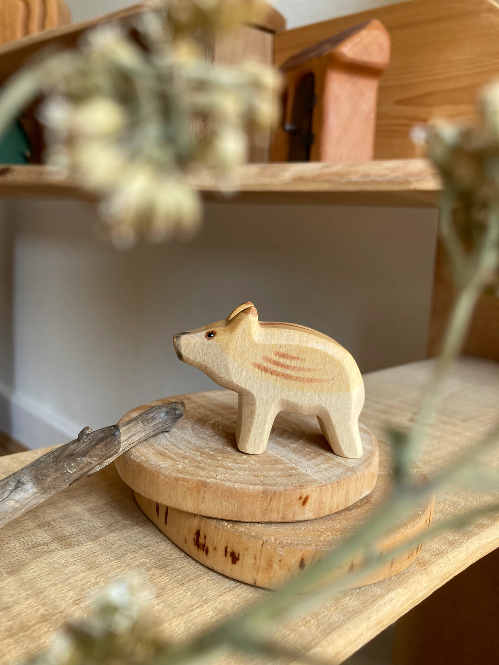 Holzfigur Frischling von HolzWald, Foto