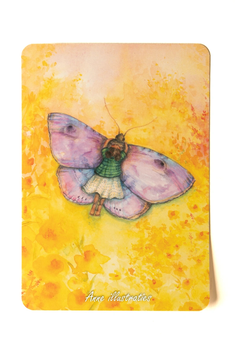 Kunstdruck Frühlingsschmetterling von Anne Gies A5, Ansicht 2