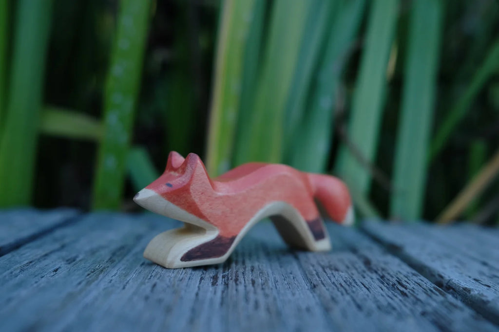 Holzfigur Fuchs klein von HolzWald, laufend