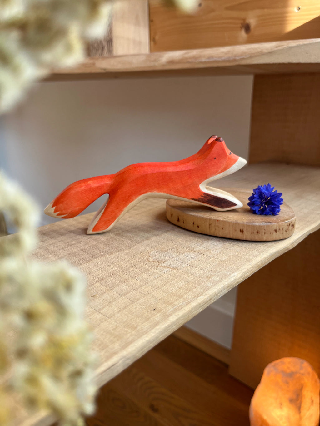 Holzfigur Fuchs laufend von HolzWald, Foto