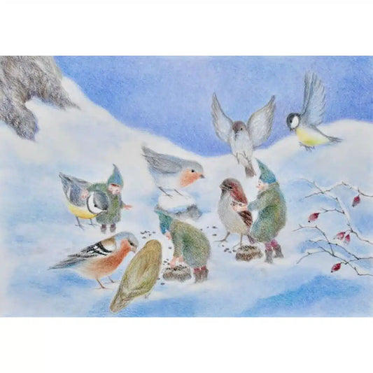 Fütterung der Wintervögel