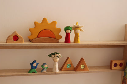 Bauspiel - Märchendächer 12 Teile