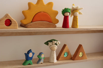 Bauspiel - Märchendächer 12 Teile