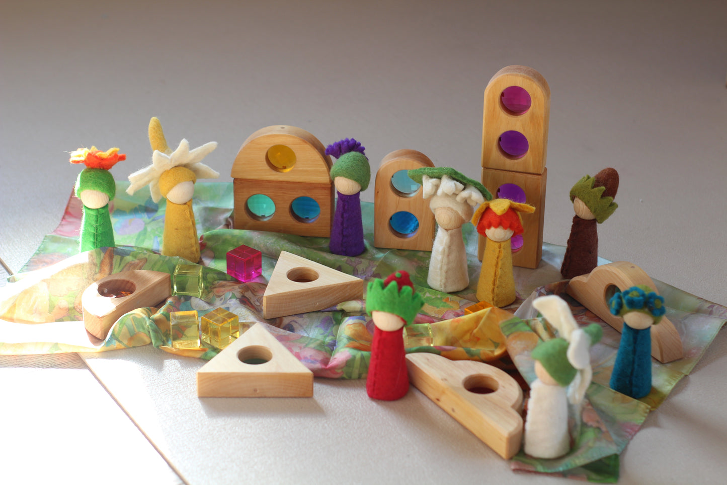 Bauspiel - Märchendächer 12 Teile