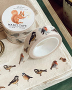 Washi Tape Gartenvögel von Iris Esther auf Papier und Briefumschlägen, Foto